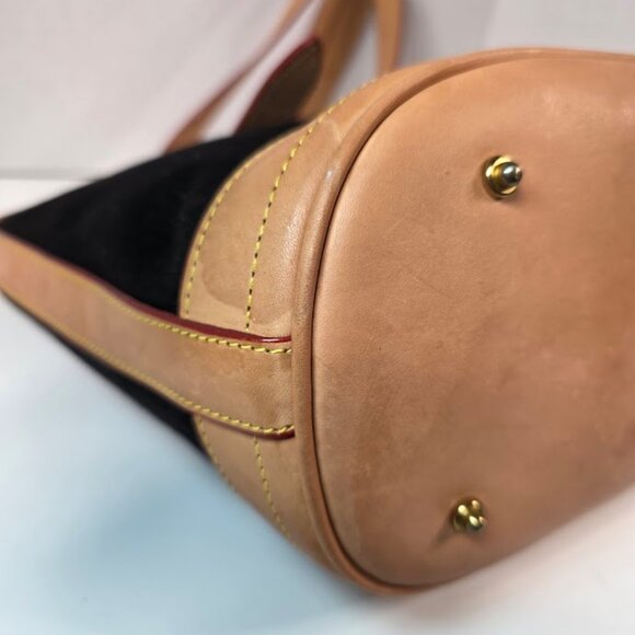 Dooney & Bourke Cabriolet Canvas and Leather Bucket Bag Vintage - Picture 11 of 16